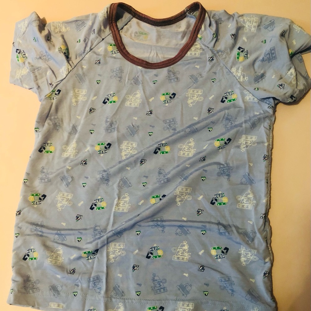 Charming Kids Pajama Set in Light Blue one set and a free ( white) pajama pants